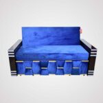 Imperial Blue Sofa Cum Bed