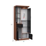 Attari Noir Elegance Dresser - Black UV - Image 2
