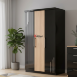 Black & Maple Modern Wardrobe