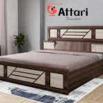 Attari Modern Wooden Cot (Model 26)