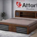 Attari Modern Wooden Cot (Model 54)