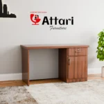 Attari Wooden Study Office Desk with Right Drawer Cabinet